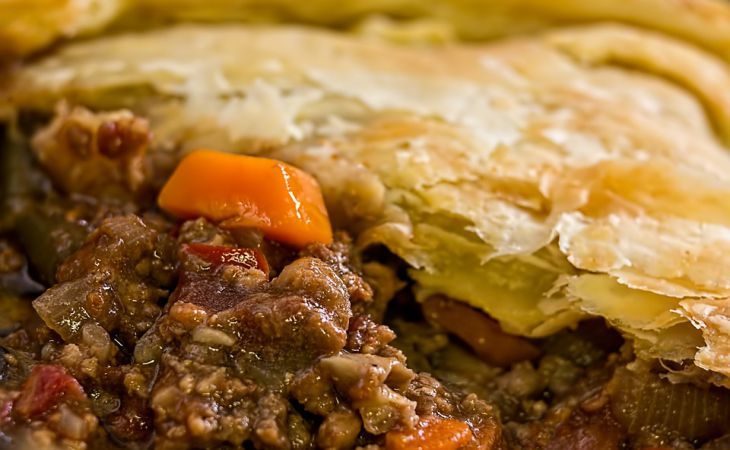 Английский мясной пирог с беконом: рецепт сытного угощения Английский мясной пирог с беконом: рецепт сытного угощения