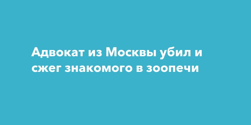 Напряжение на пике: московский адвокат подозревается в убийстве Напряжение на пике: московский адвокат подозревается в убийстве