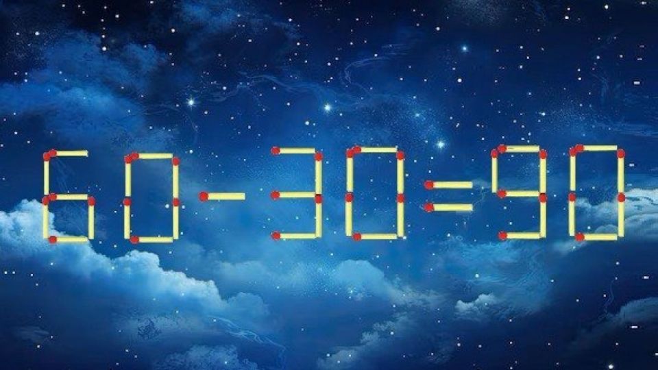 Сможете ли вы восстановить математическую гармонию с помощью одной спички? Сможете ли вы восстановить математическую гармонию с помощью одной спички?