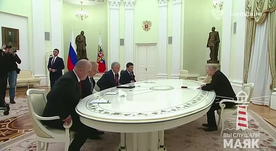 Путин встретился в Кремле с председателями парламентов государств-членов ОДКБ